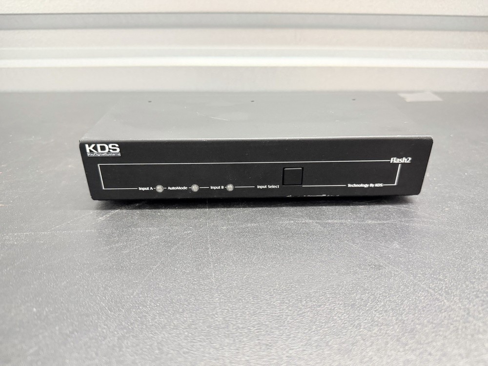 Key Digital KD-SW2x1 Flash2 Component Video & Audio Switcher 2x1 UNTESTED