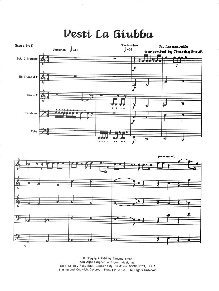Brass Quintet, Classical Works Music Bundle #3
