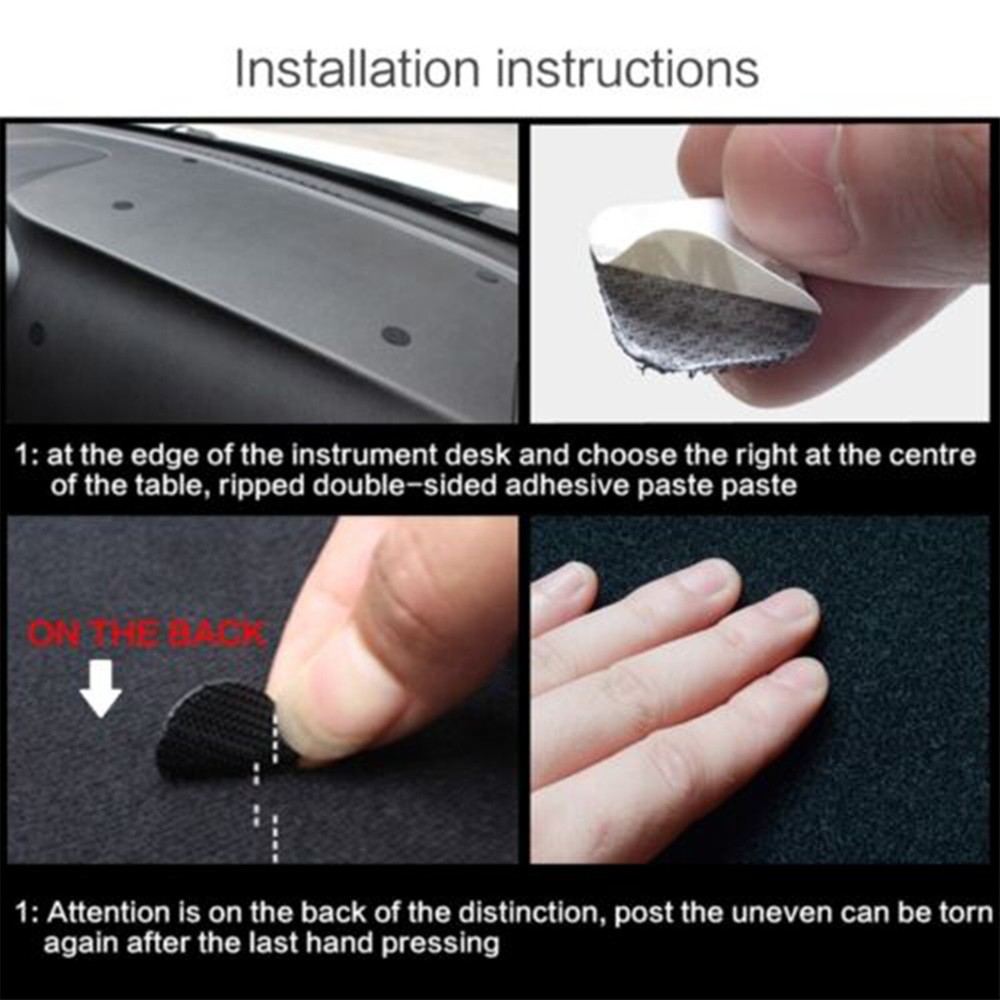 Dashboard Cover Pad for Focus ST 2012-2018 Dash Mat Dashmat Carpet Accessories