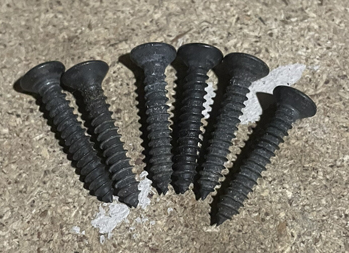 1983-2004 Ford Ranger Explorer Sun Visor Screws Set Lot (6)