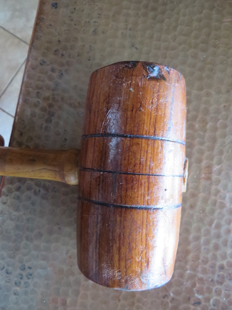 Wood Mallet Hammer Hand Crafted