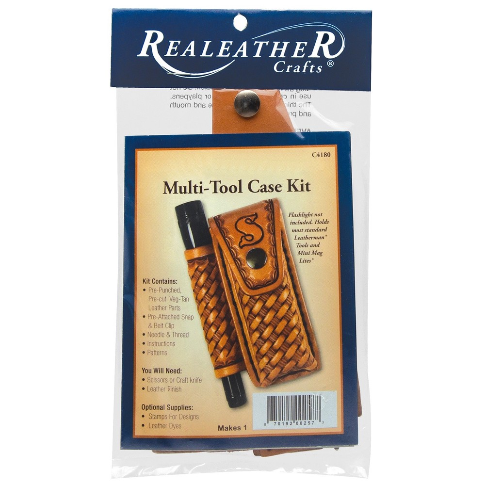 Realeather(R) Crafts Multi-Tool Case Kit-