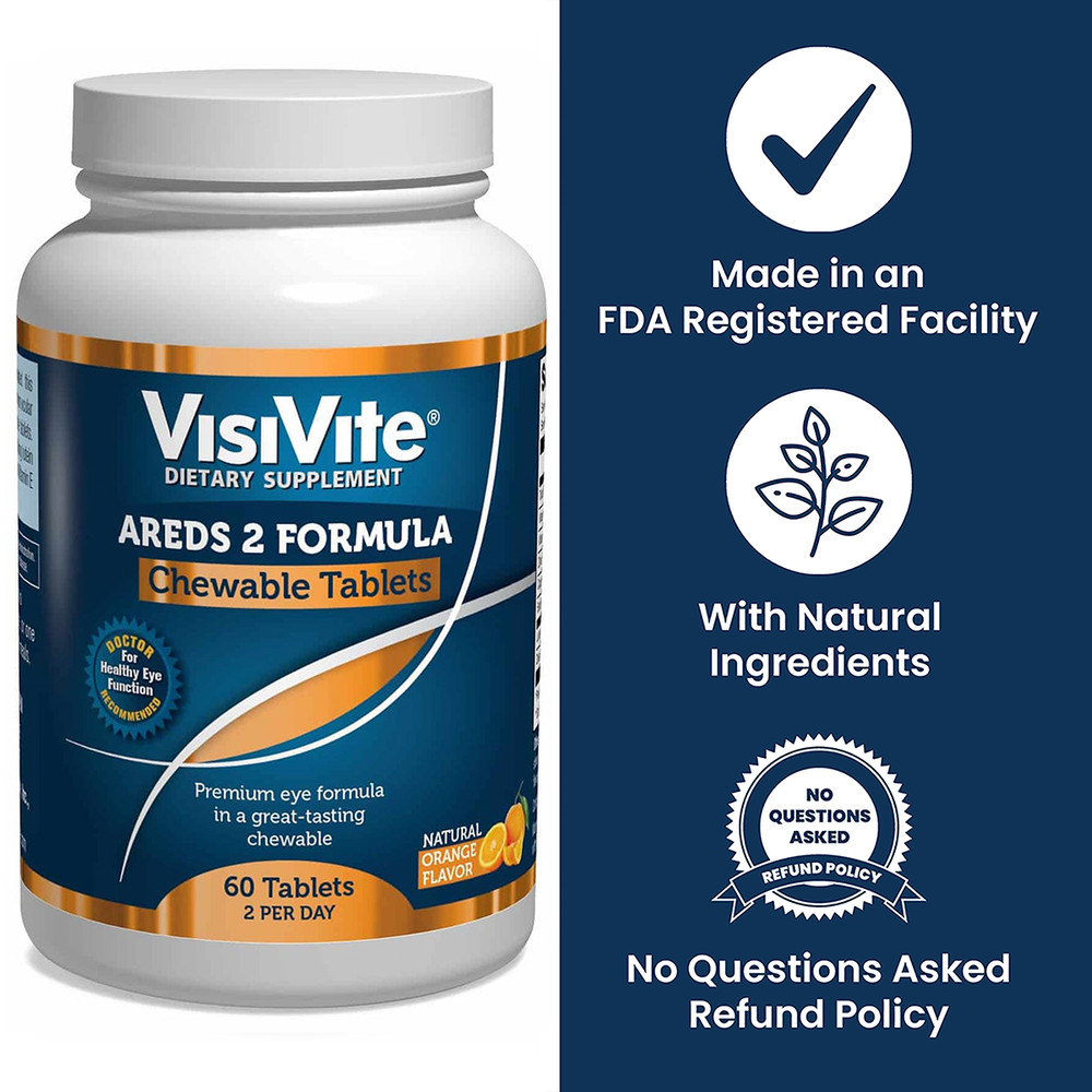 VisiVite Sugar*Free AREDS 2 Chewable Tablets