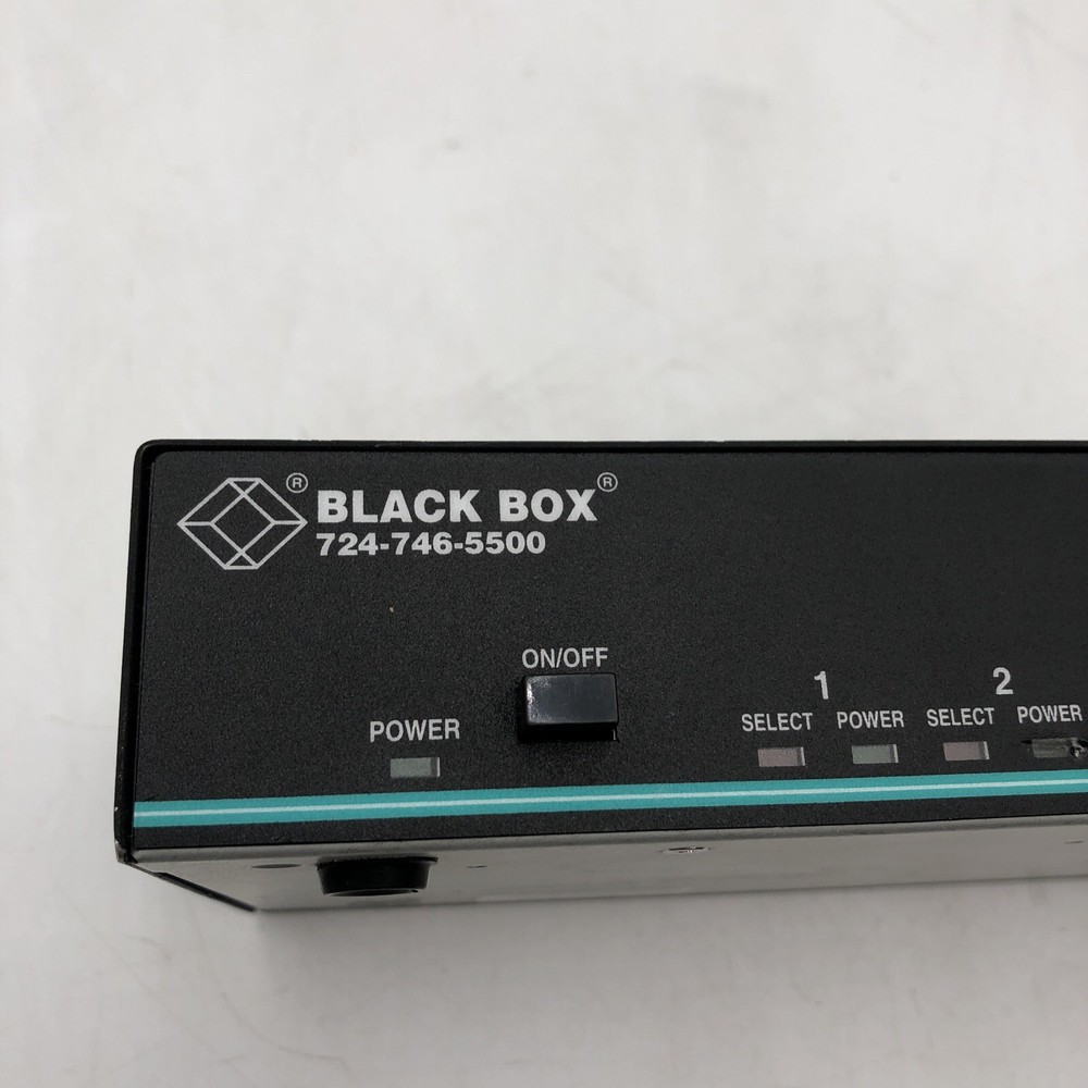 USED BLACK BOX SW722A-R3 SERVSWITCH KVM SECURE SWITCH UNTESTED READ