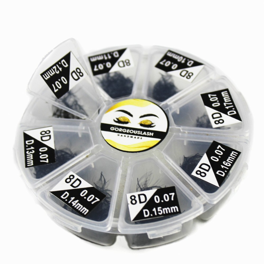 Mixed 8D Lashes. 1000 Premade Volume Fans. Eyelash extensions, Handmade!