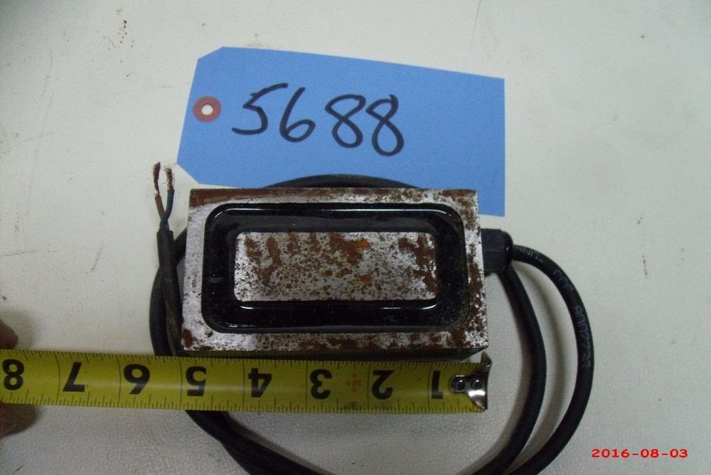 Magnetech S-452518-24 Rectangular Electromagnet 1/4-20 Mount Holes  Used