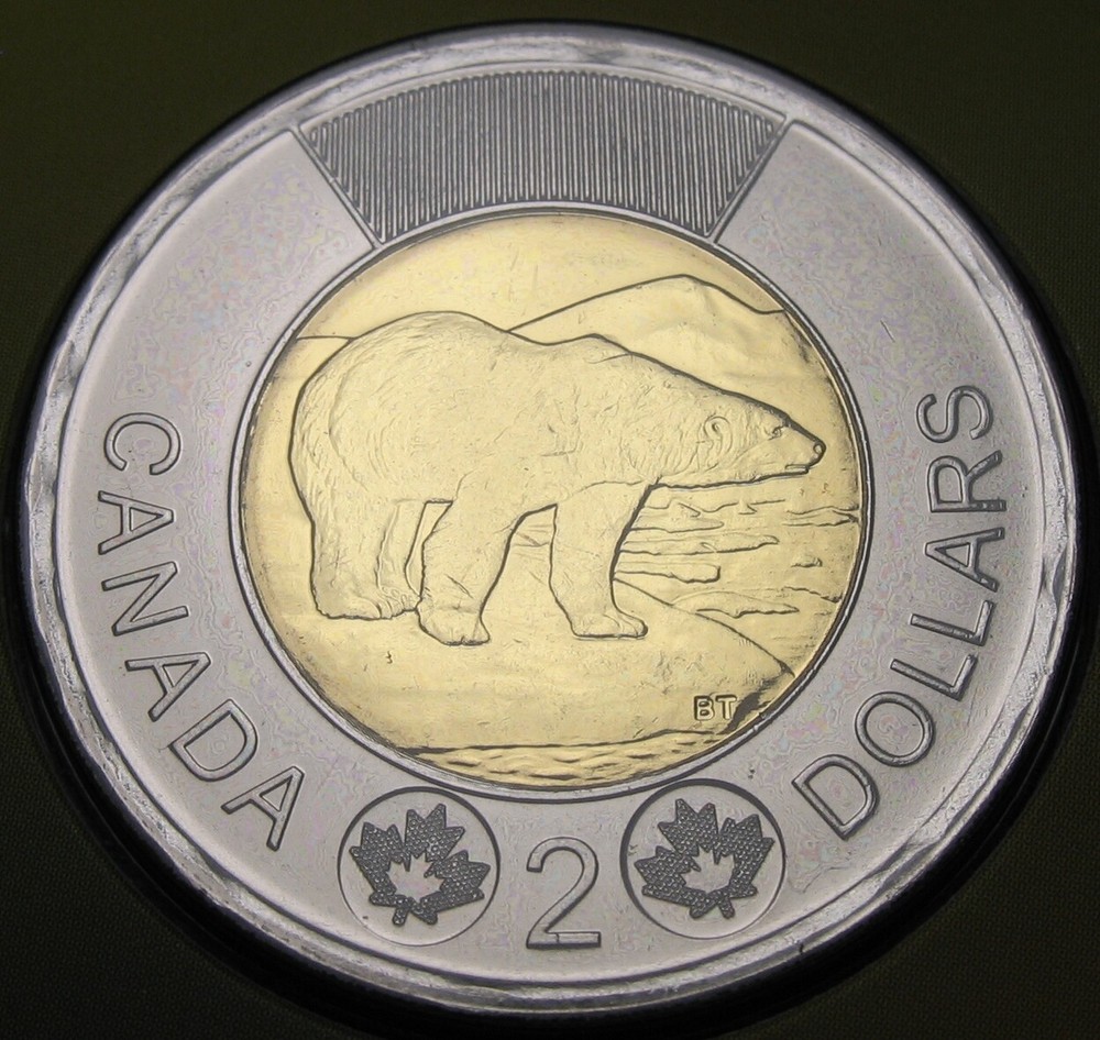 Canada 2013 $2 Polar Bear BU Sealed in original plastic