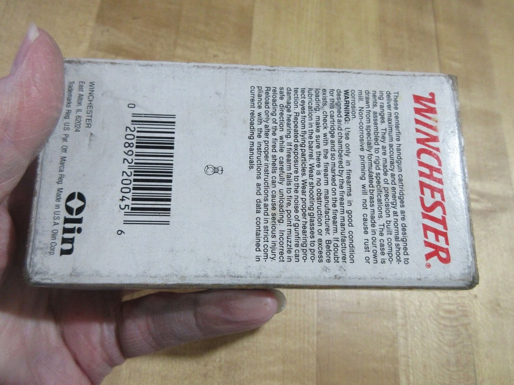 Empty Ammo Box Winchester Super X 32 Smith & Wesson Long w Insert (w17) #115