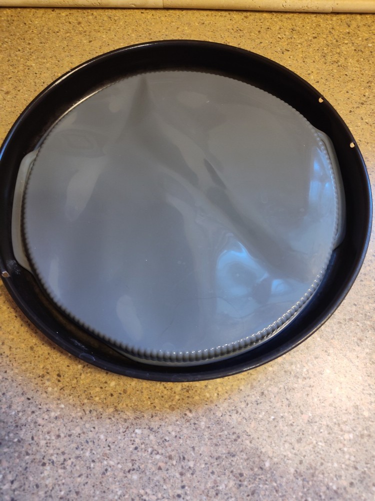 NuWave Oven Pizza Bamboo Cutting Board Round 14" Pizza Liner & Pan