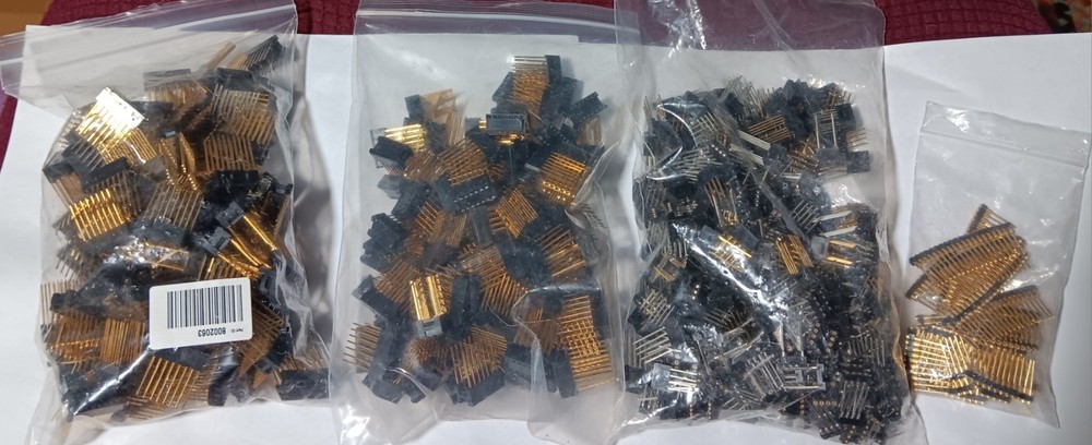 Large Assortment of DIP & SIP IC Sockets, Wire Wrap