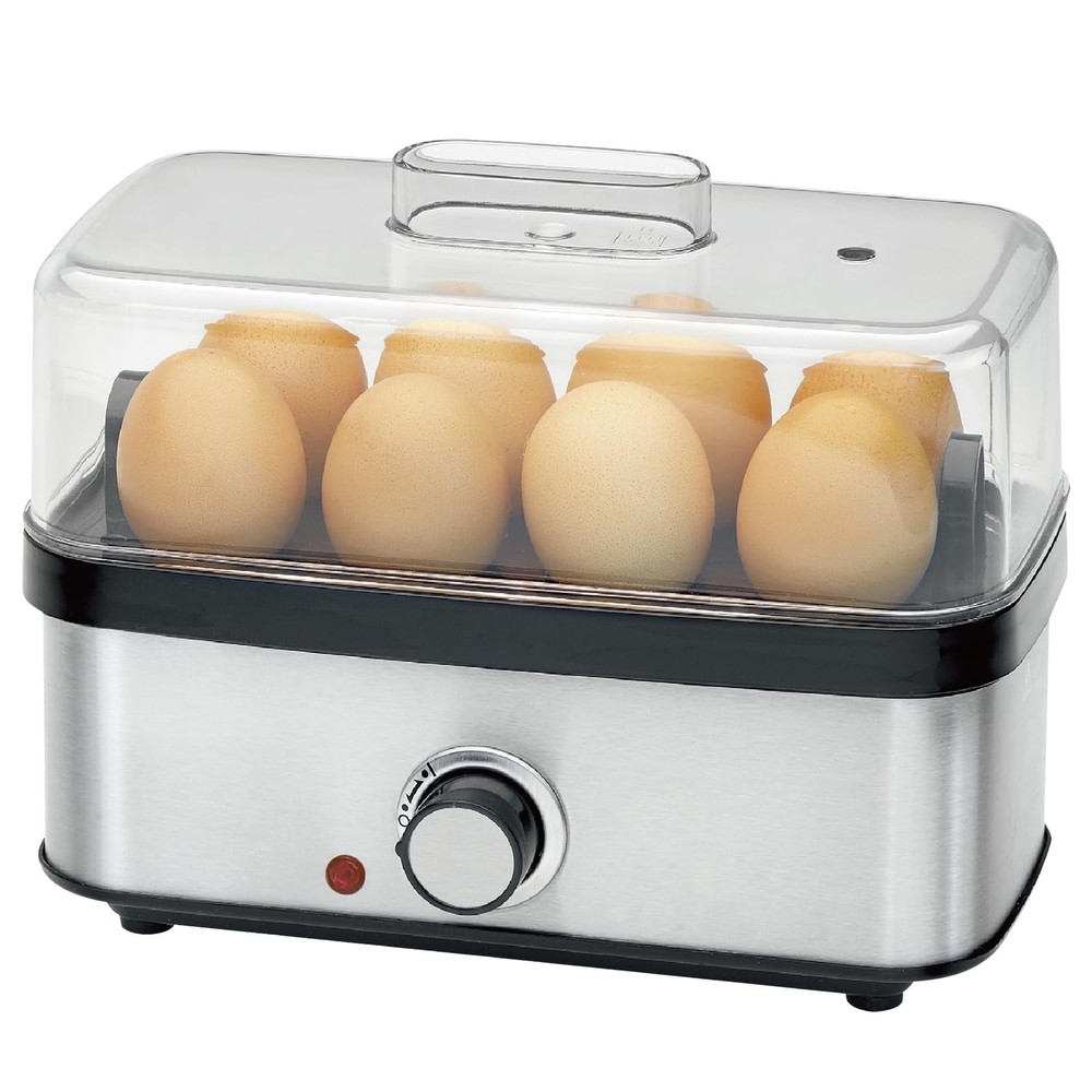 Electric Egg Cooker Rapid – 8 Egg Capacity for Hard Boiled Eggs, Soft boiled ...