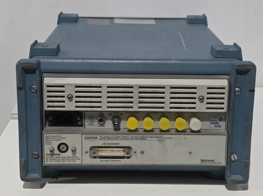 Tektronix 492 Spectrum Analyzer. No power.