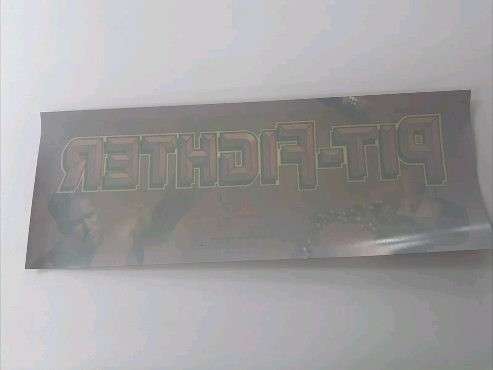 Pit Fighter Arcade Marquee Collectors Quality Atari Original