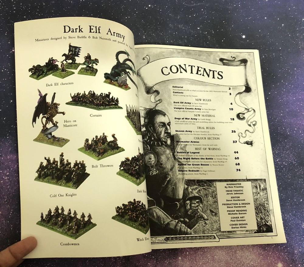 Warhammer Warmaster Annual 2003 Softcover War Master