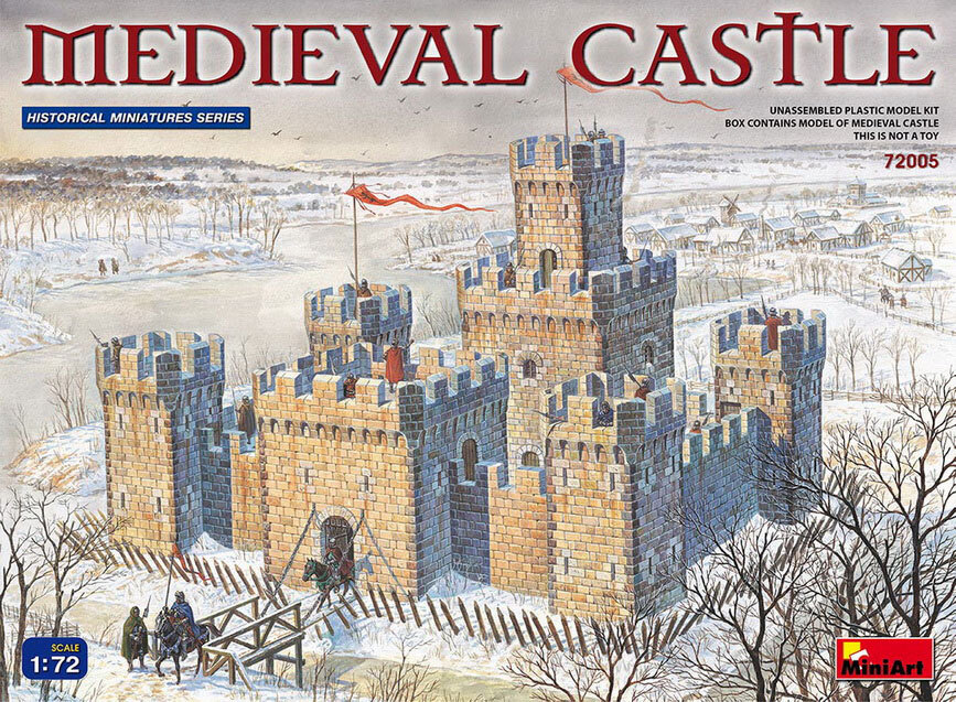 MiniArt Models 1/72 Medieval Castle