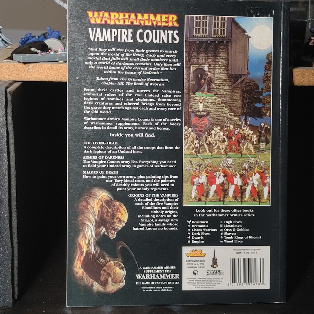 Warhammer Vampire Counts 6th Edition Army Book Games Workshop