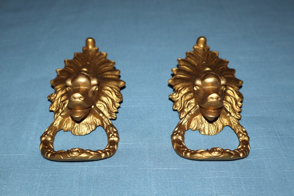 Ansonia Lion Head Clock Decorations/Ornaments