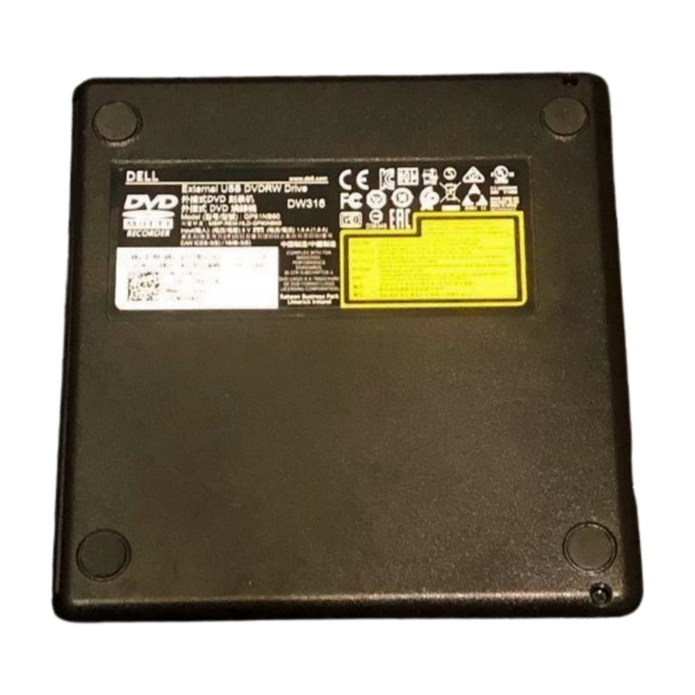 Dell External USB DVDRW Drive GX10N Black