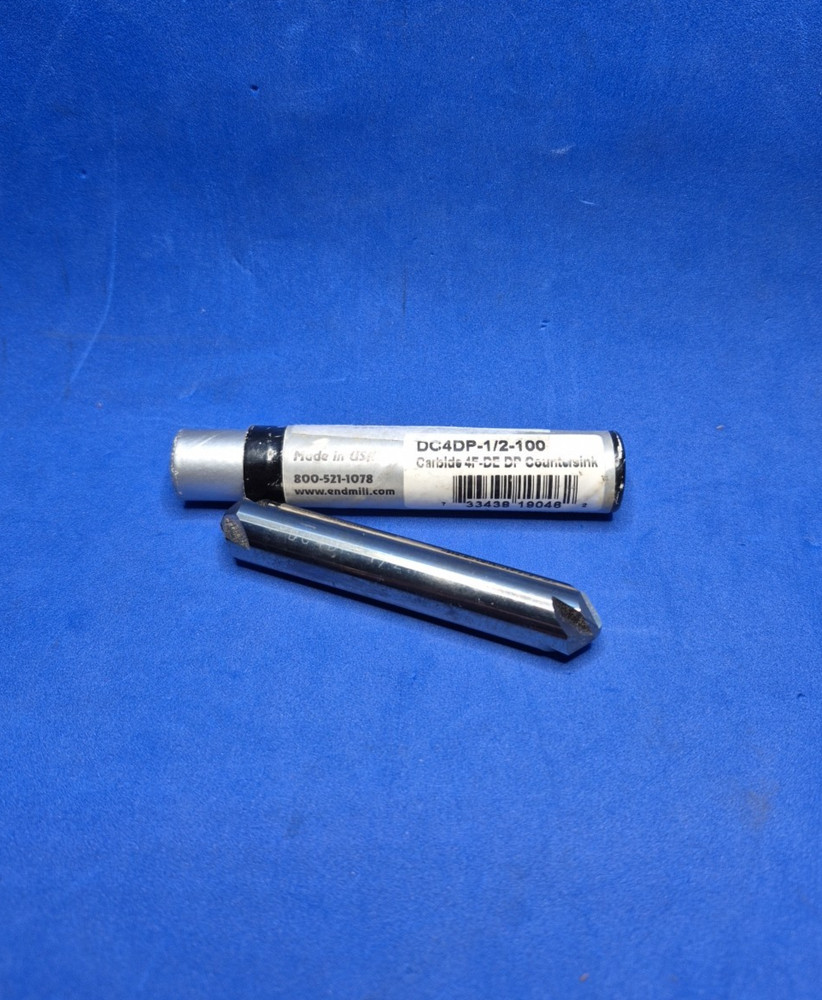 1/2" X 100⁰ Double Ended Carbide Countersink    DC4DP-1/2-100