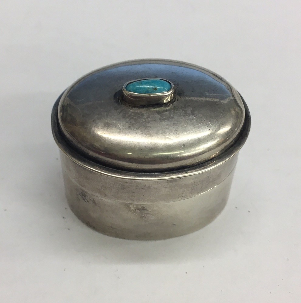 Antique Solid Silver Pill / Trinket Box 1903 William Cripps Asprey London