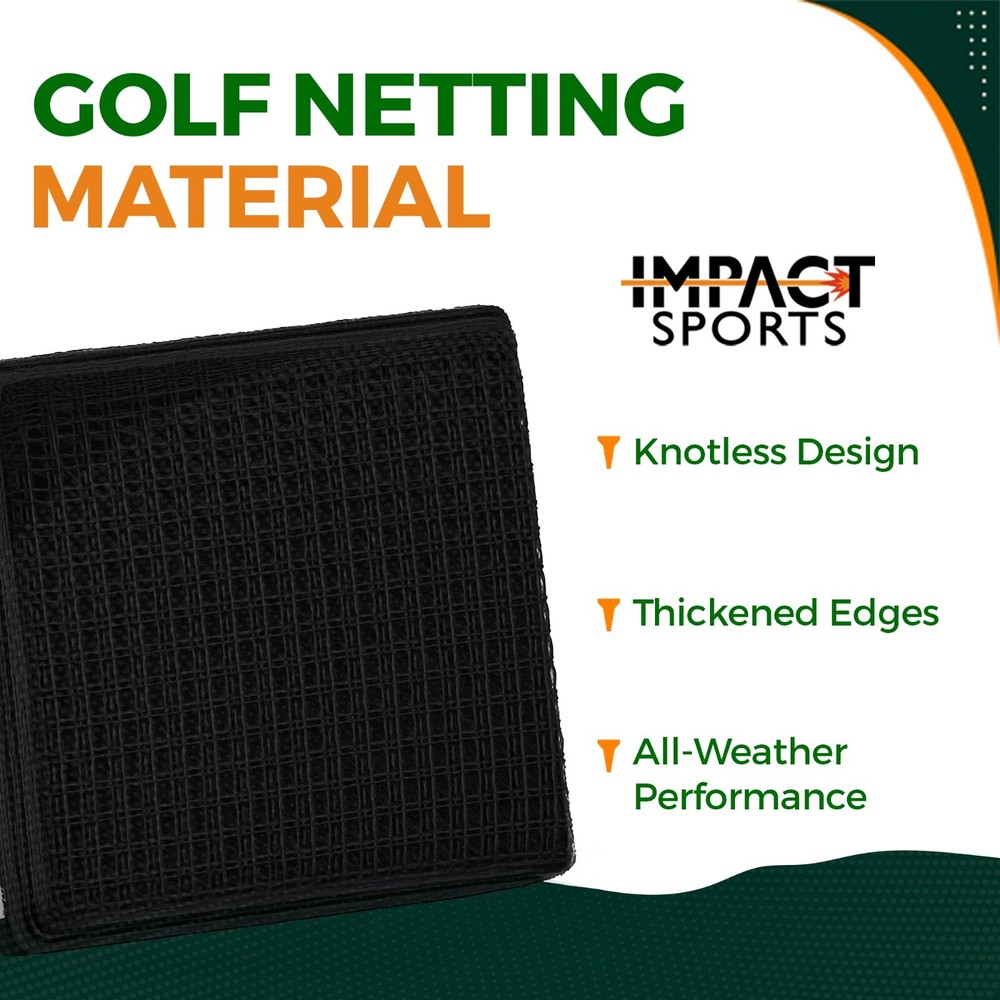 Golf Netting Material – Heavy-Duty Knotless Net, Thickened Edge, UV-Resistant