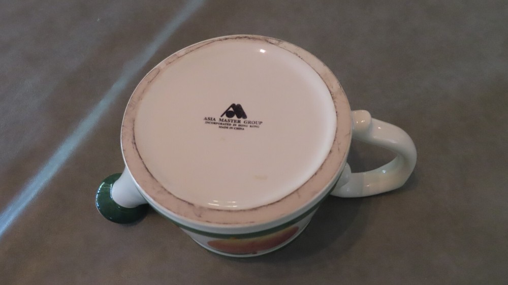 Ceramic Apple Design Watering Can planter by Asia Master Group 1995