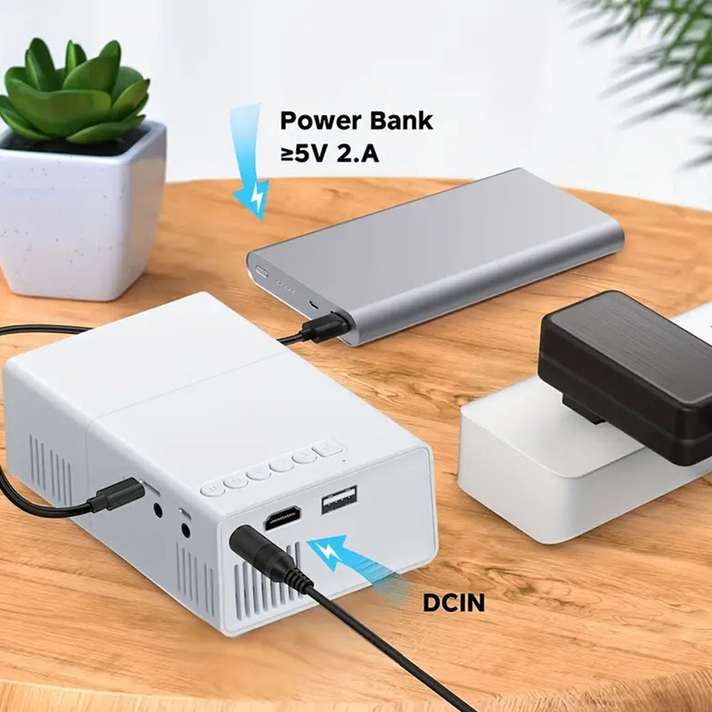 Mini Projector 1080P HD Multimedia Projector USB HD Multimedia Interface Support