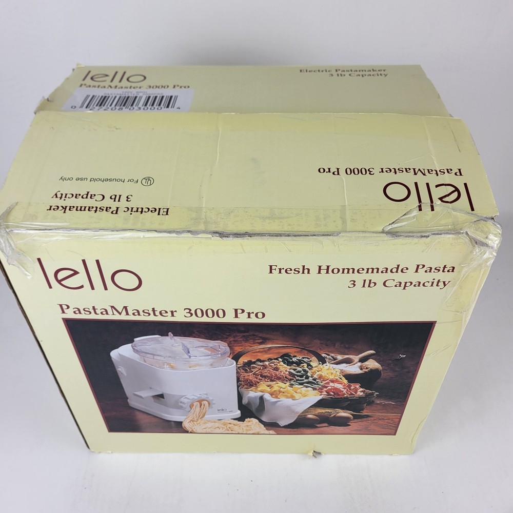 LELLO PastaMaster PM-3000PRO. White. New In Box