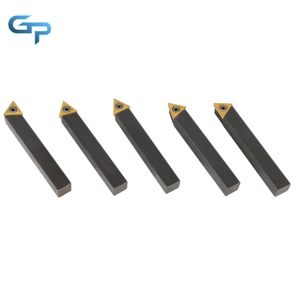 5pcs 1/2 Inch Carbide Indexable Turning Tool Lathe Tool Bit With Carbide Inserts
