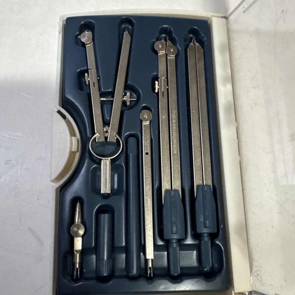 Staedtler Arco Precision Math Drafting Compass Set In Case 559-09