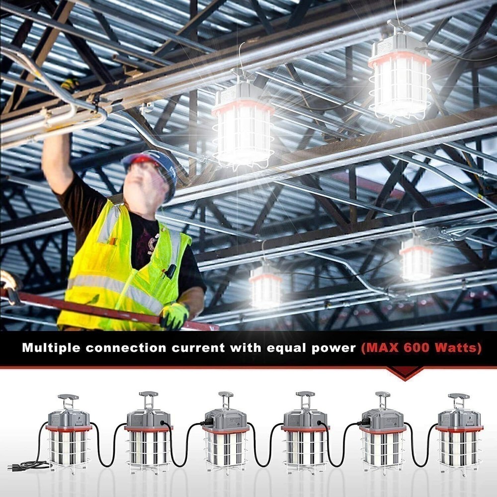 150W LED Temporary Work Light Linkable Constructions Work Shop Lighting -22500LM