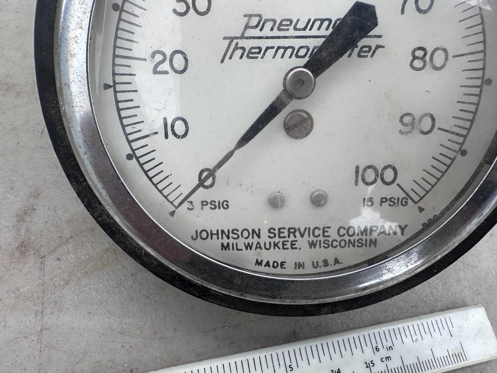 JOHNSON SERVICE CO Pneumatic Thermometer