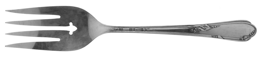Oneida Silver Meadowbrook  Cold Meat Serving Fork 496901
