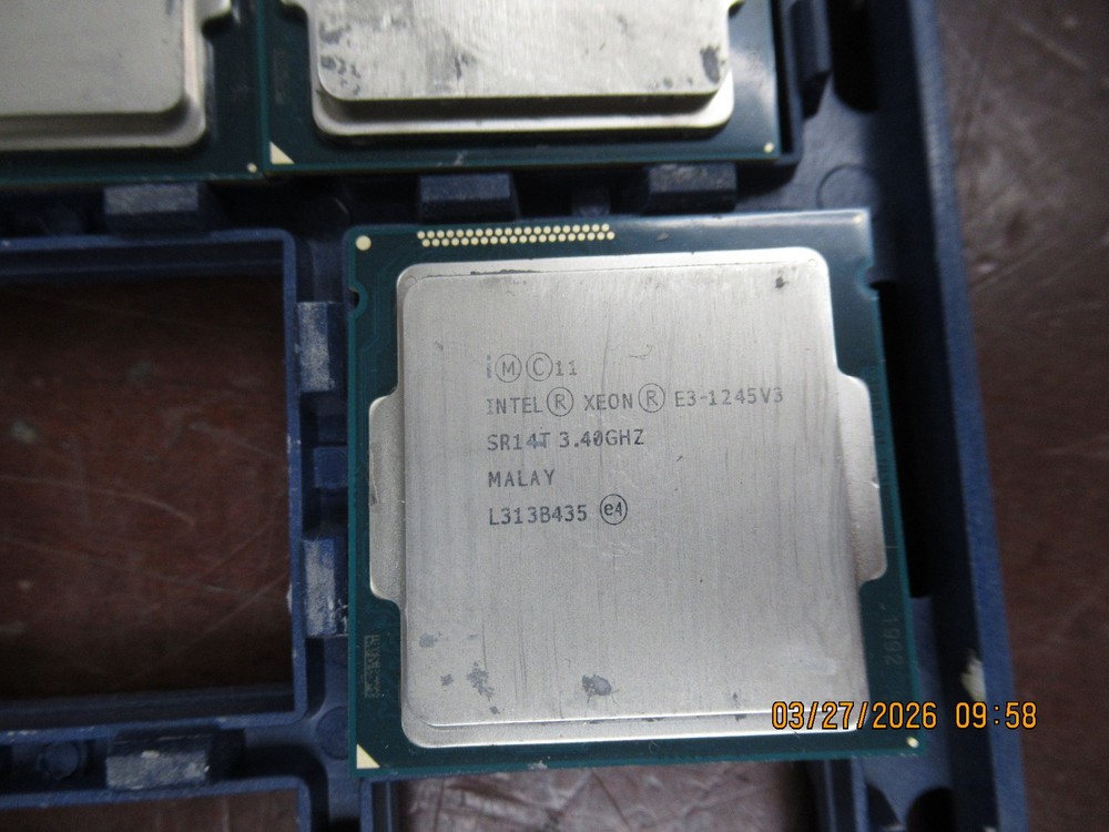Lot of 7 Intel Xeon E3-1245v3 SR14T 3.40GHz CPU Processor