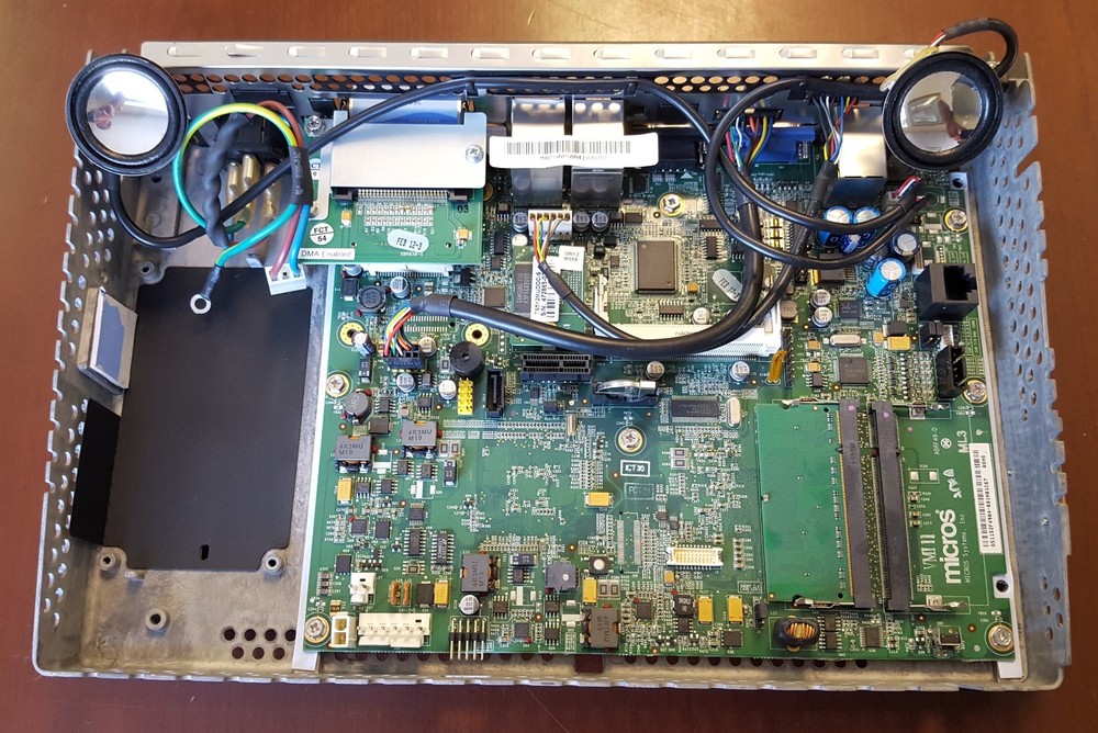 Micros WS5A System Board / Mother Board with Memory and CE UDOC
