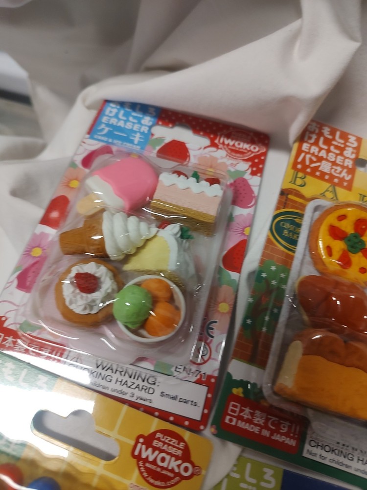 Iwako Eraser Food Bundle All Different 8 Units/Plus 2