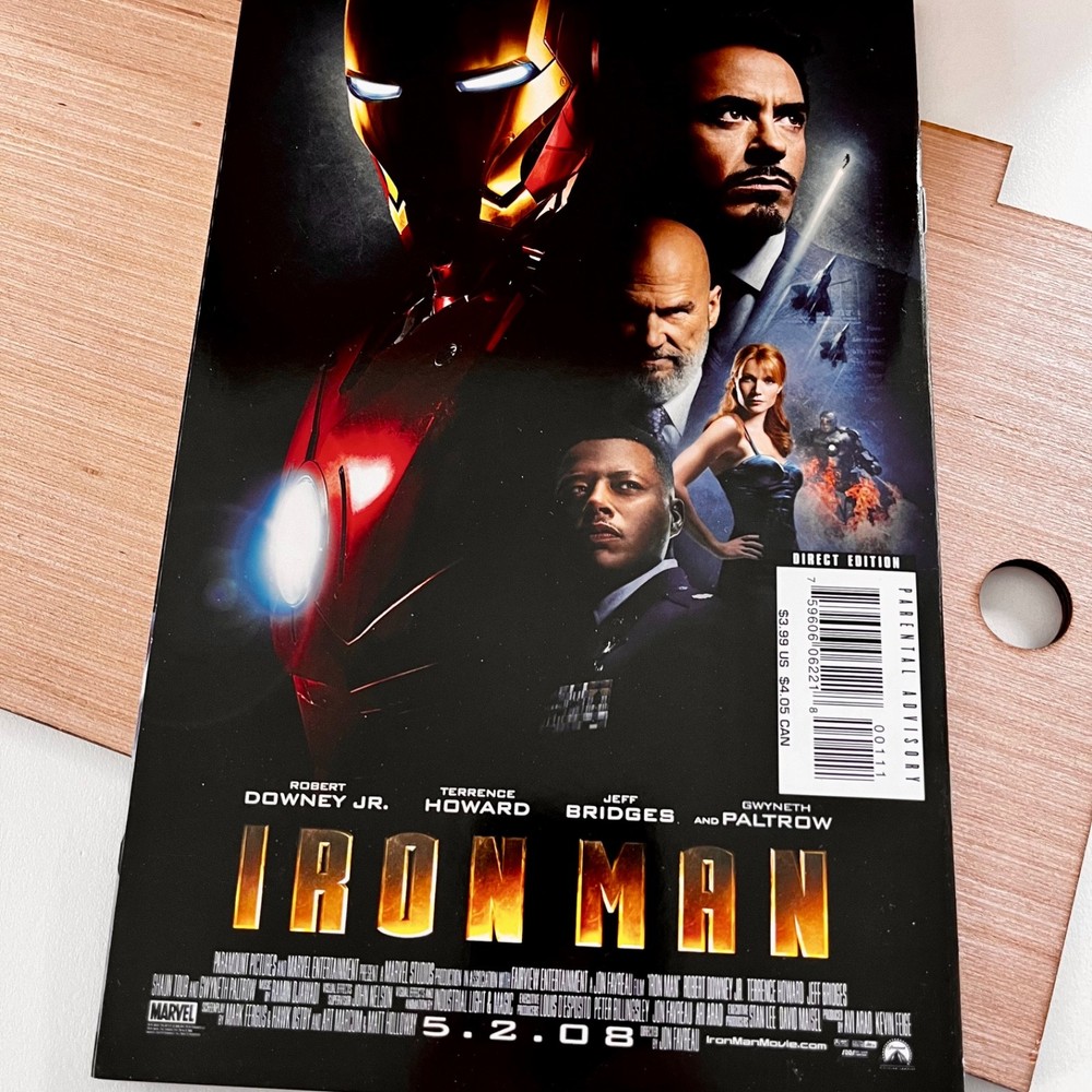 Comic Storage/Display Box PLUS Marvel Knights Iron Man #1 Viva Las Vegas Comic