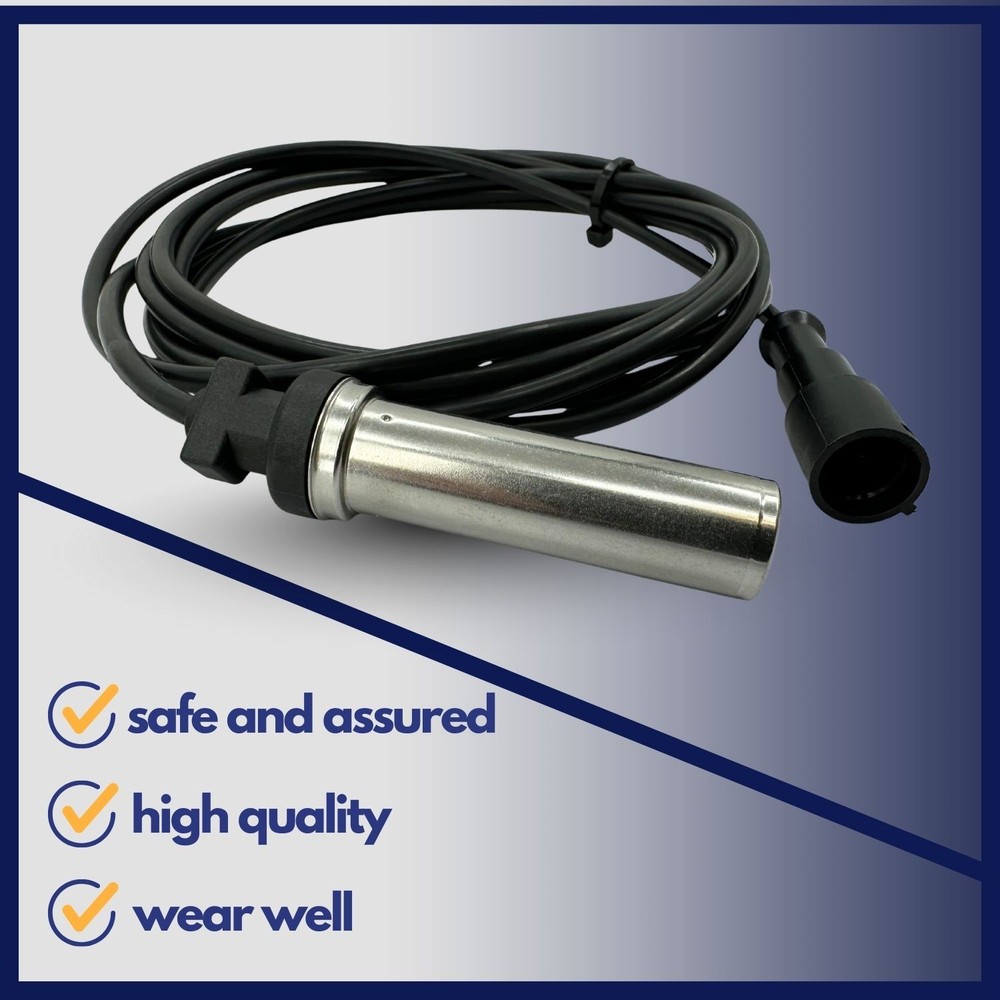 TORQUE TR955108 Heavy-Duty ABS Wheel Speed Sensor – Straight Type 108″ Cable –