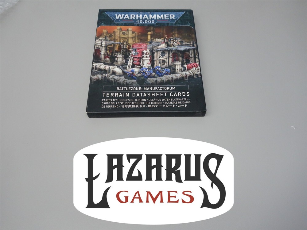 Warhammer 40K: Battlezone Manufactorum - Terrain Datasheet Cards