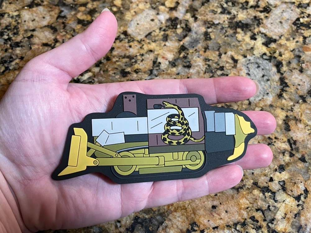 Killdozer Gadsden PVC Morale Patch by DBack Designs