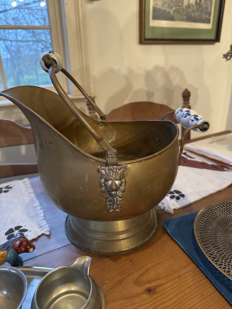 Victorian Brass Scuttle