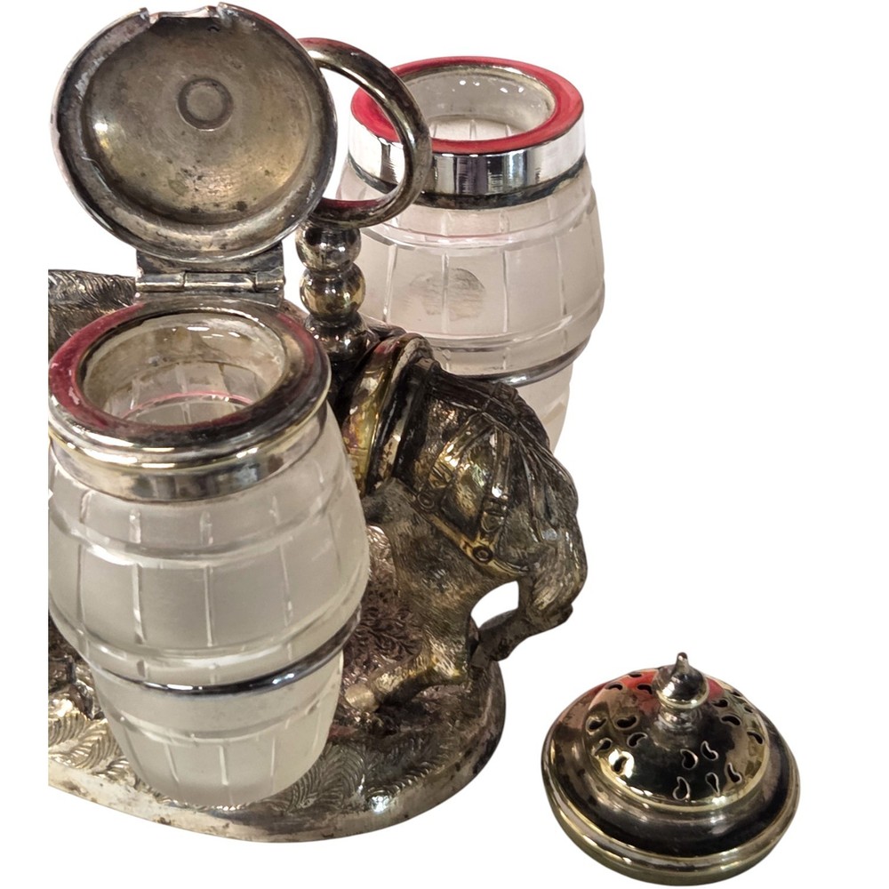 Victorian Figural Cruet Set