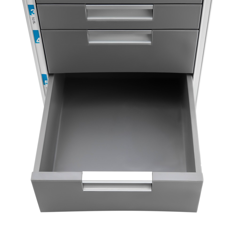Lockable Drawer Box 5 Drawers File Cabinet Lateral Storage Desktop for Office