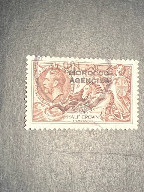 Great Britain (Morocco) stamp 242 used