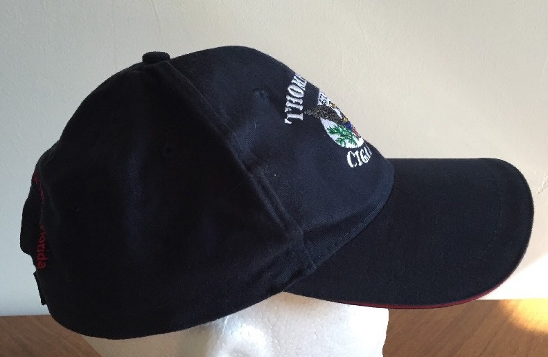 Thompson Cigar Company Black Cap Hat Adjustable
