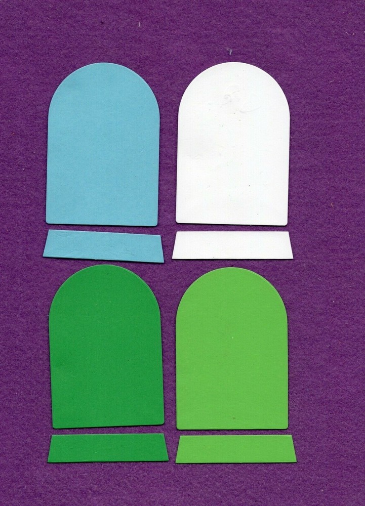 SNOW GLOBE tall die cuts scrapbook cards