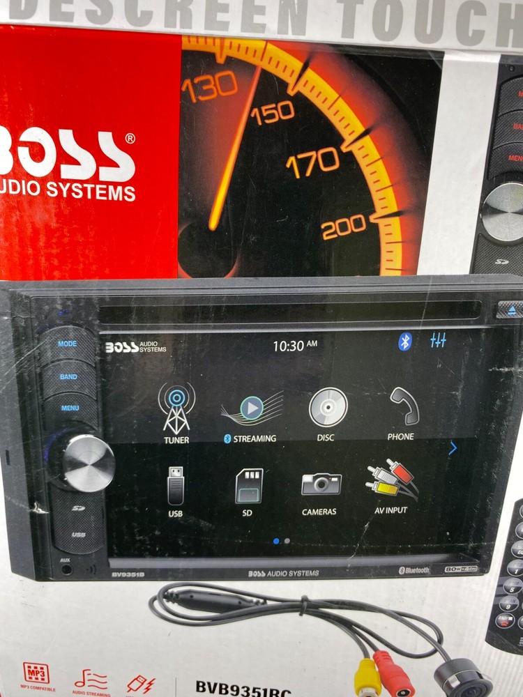 BOSS Audio Systems BVB9351RC 6.2” Touchscreen Car CD DVD Player, No Remote