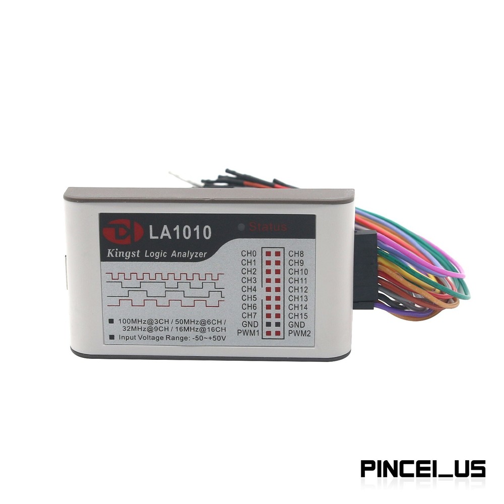 LA1010 Logic Analyzer USB2.0 16M 16CH 10G MCU ARM FPGA DSP Debugging Tools pe66