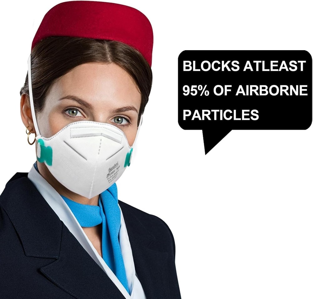 Adjustable N95 Face Masks - 50 Pack Safety Protection
