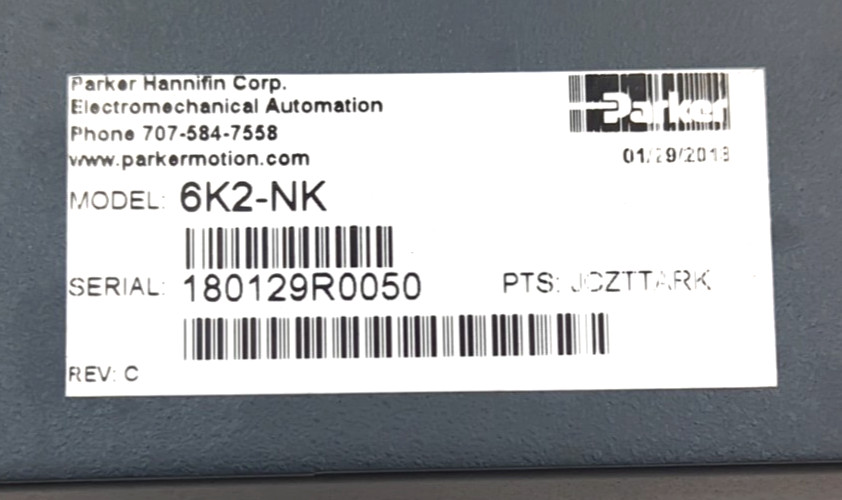 Parker Automation 6K2-NK 6K motion controller Used